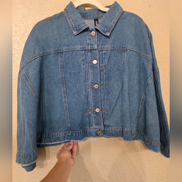 STYLEWE Casual Distressing Cloak Denim Coat - Picture 3 of 9